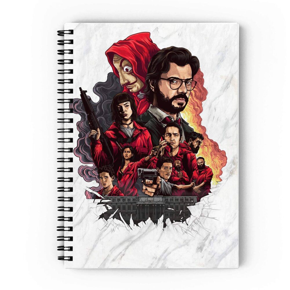 Vector Art Spiral Notebook